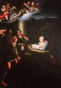 Christoph Franz Hillner Holy night oil painting reproduction